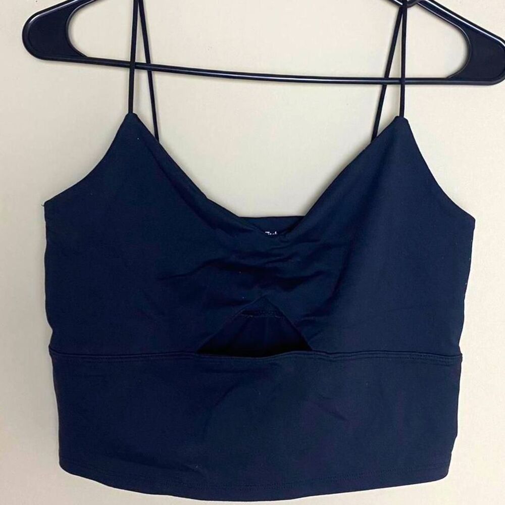 Abercrombie-fitch Women's Black Crop-top